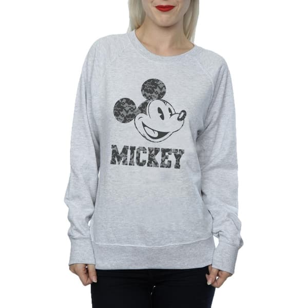 Disney Womens/Ladies Mickey Mouse Laces Sweatshirt