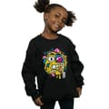 Miniatyrbilde 2 av 3: DC Comics Girls Teen Titans Go Pizza Face Sweatshirt