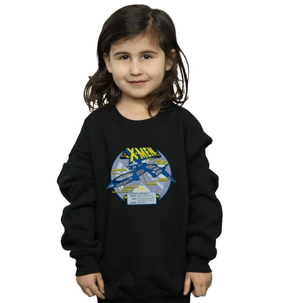 Marvel Girls X-Men X-Jet Breakdown Sweatshirt