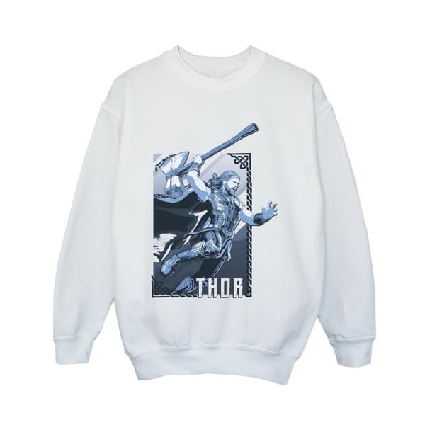 Marvel Pojkar Thor Love And Thunder Attack Sweatshirt