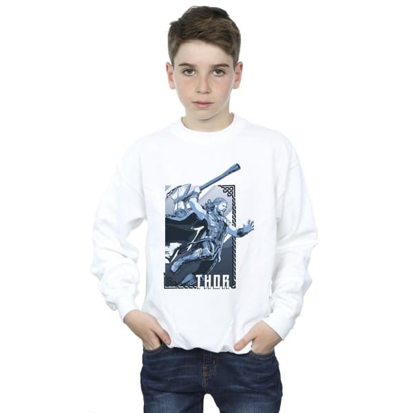 Marvel Pojkar Thor Love And Thunder Attack Sweatshirt