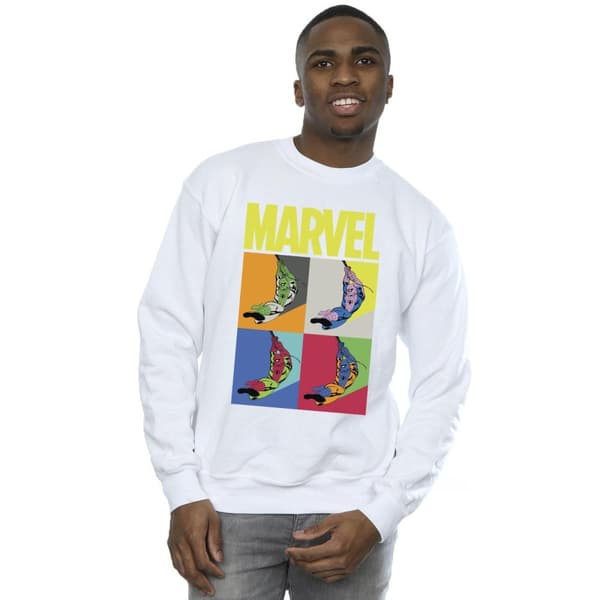 Marvel Mens Spider-Man Pop Art Sweatshirt