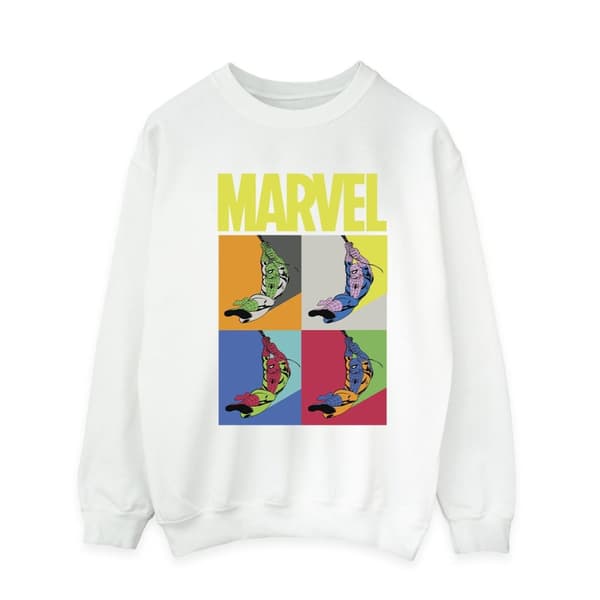 Marvel Mens Spider-Man Pop Art Sweatshirt