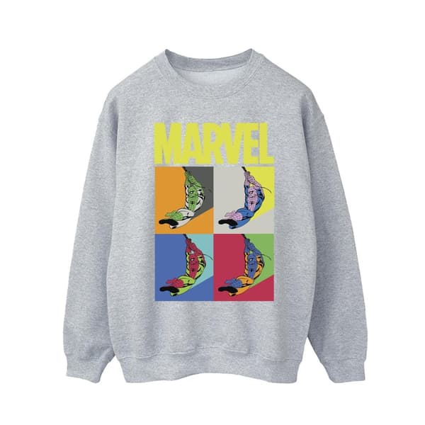 Marvel Mens Spider-Man Pop Art Sweatshirt