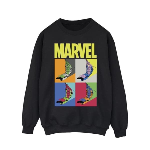 Marvel Mens Spider-Man Pop Art Sweatshirt