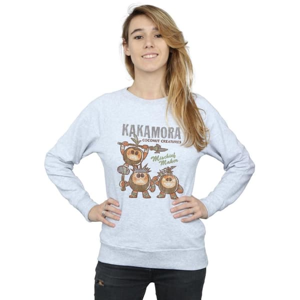 Disney Womens/Ladies Moana Kakamora Mischief Maker Sweatshirt