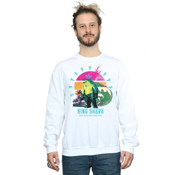 DC Comics Mens The Suicide Squad King Shark Sweatshirt