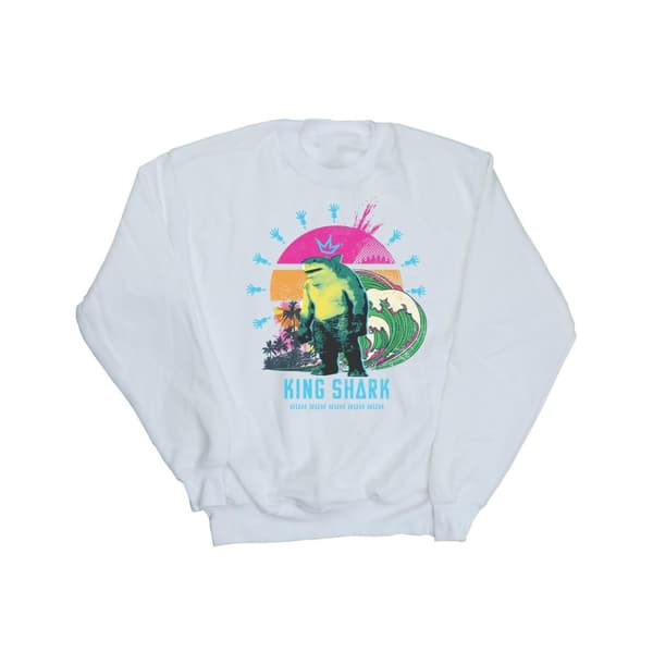 DC Comics Mens The Suicide Squad King Shark Sweatshirt