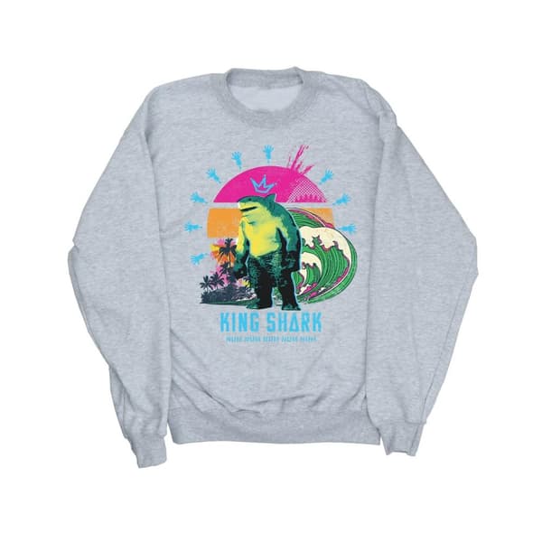 DC Comics Mens The Suicide Squad King Shark Sweatshirt