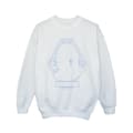 Miniatyrbild 1 av 3: Star Wars Girls The Mandalorian Outline Helm Diamond Sweatshirt