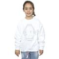 Miniatyrbild 2 av 3: Star Wars Girls The Mandalorian Outline Helm Diamond Sweatshirt