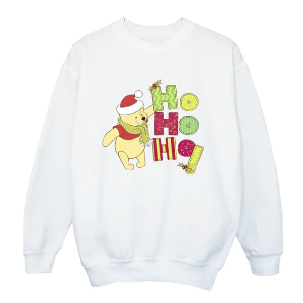 Disney Boys Winnie The Pooh Ho Ho Ho Scarf Sweatshirt