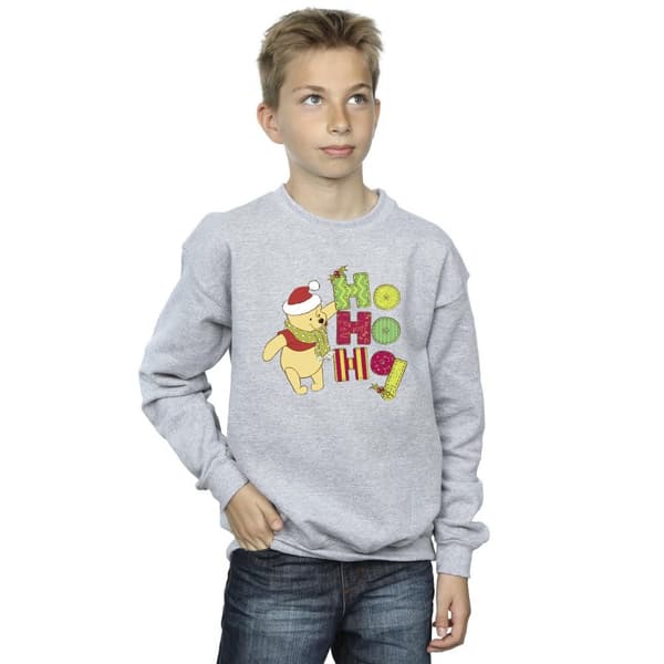 Disney Pojkar Winnie The Pooh Ho Ho Ho Scarf Sweatshirt