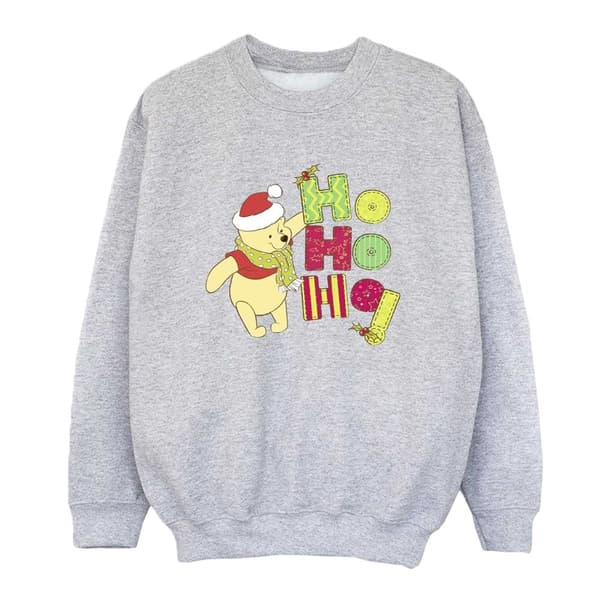 Disney Pojkar Winnie The Pooh Ho Ho Ho Scarf Sweatshirt