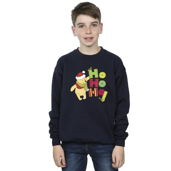 Disney Pojkar Winnie The Pooh Ho Ho Ho Scarf Sweatshirt