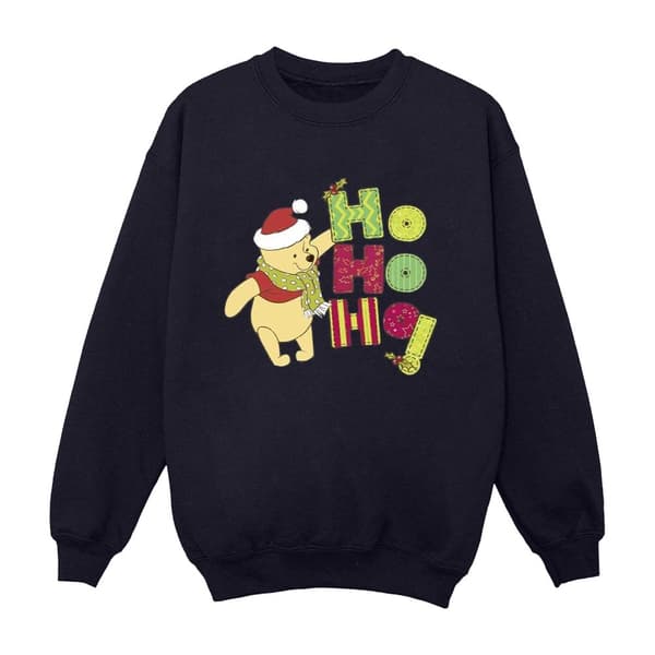 Disney Pojkar Winnie The Pooh Ho Ho Ho Scarf Sweatshirt