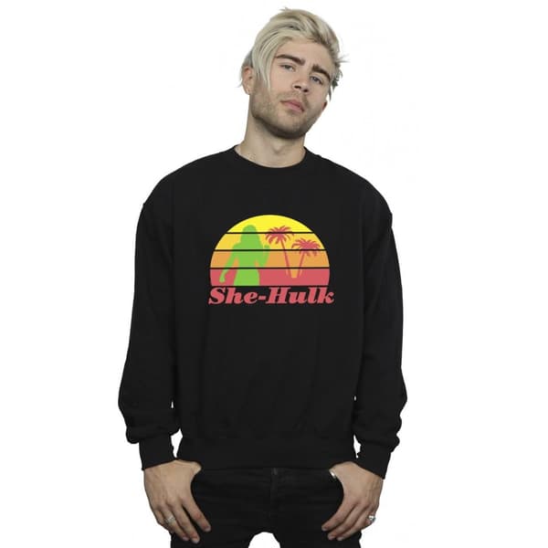 Marvel Mens She-Hulk: Attorney At Law Sunset Flex Sweatshirt