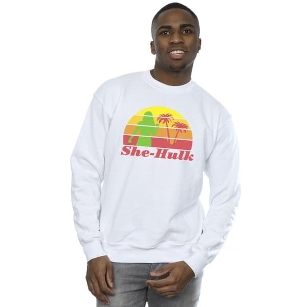 Marvel Mens She-Hulk: Attorney At Law Sunset Flex Sweatshirt