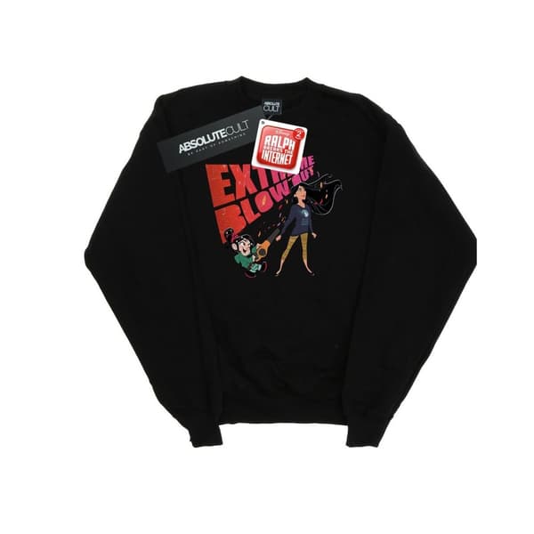 Disney Wreck It Ralph Pocahontas And Vanellope - Sweatshirt - dam/dam Black XXL