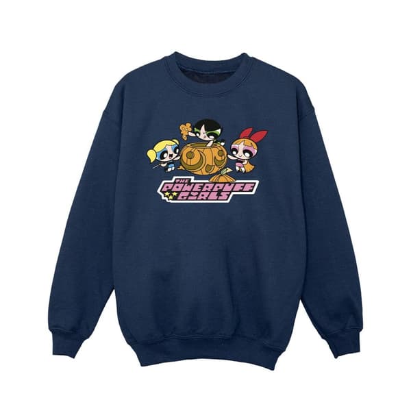 The Powerpuff Girls Girls Girls Pumpkin Sweatshirt