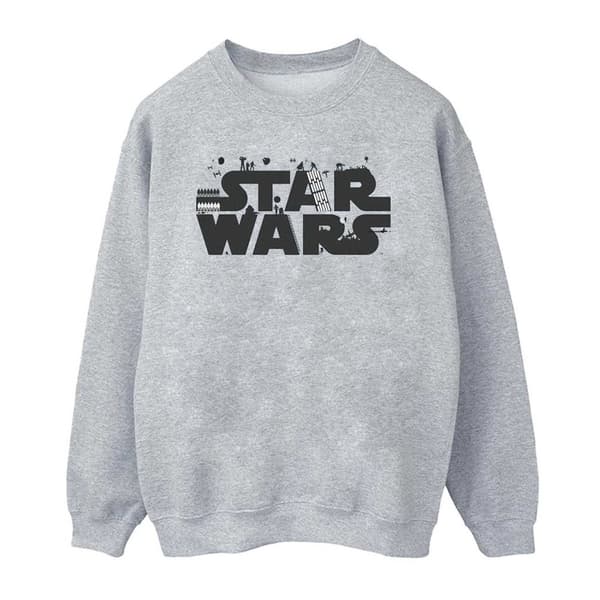 Star Wars Womens/Ladies Minimalist Logo Sweatshirt