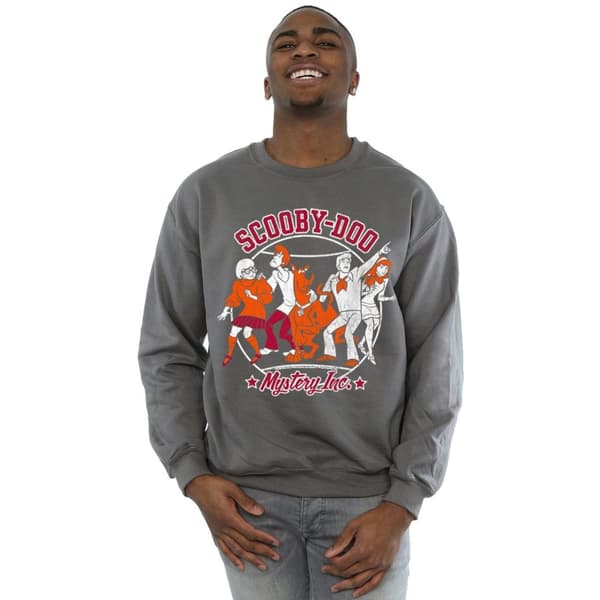 Scooby Doo Mens Collegiate Circle Sweatshirt