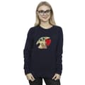 Pikkukuva 2 / 3: Star Wars Womens/Ladies The Mandalorian The Kids With Heart Sweatshirt