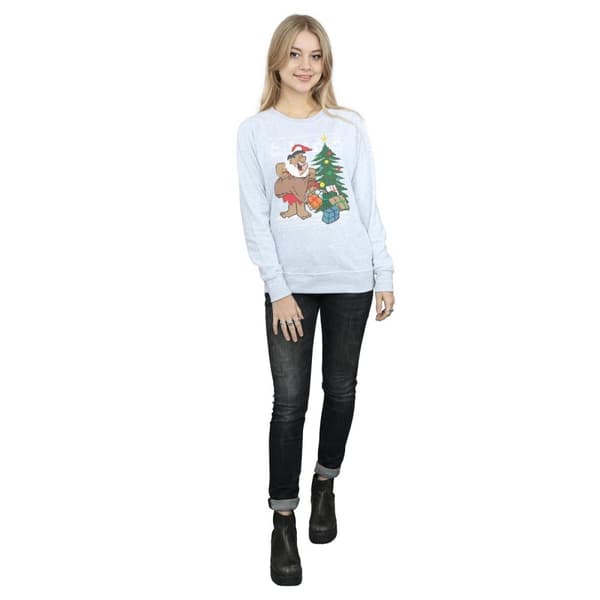 The Flintstones Womens/Ladies Christmas Fair Isle Sweatshirt