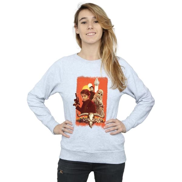 Star Wars Womens/Ladies Solo Trio Paint Sweatshirt