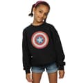 Miniatyrbillede 3 af 4: Marvel Girls Captain America Sketched Shield Sweatshirt