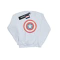 Miniatyrbillede 1 af 4: Marvel Girls Captain America Sketched Shield Sweatshirt