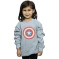 Miniatyrbillede 2 af 3: Marvel Girls Captain America Sketched Shield Sweatshirt