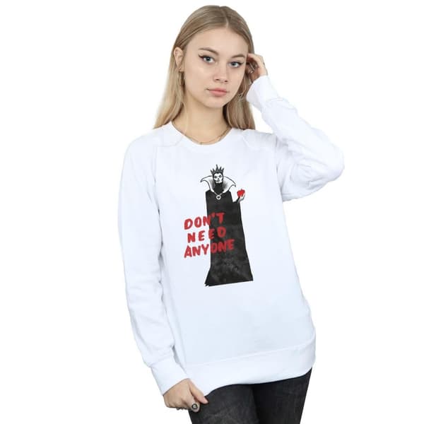 Disney Dam/kvinnor Villains Don´t Need Anyone Sweatshirt