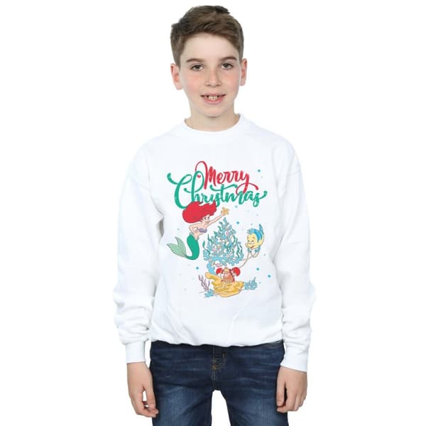 Disney Prinsessan Ariel - Sweatshirt med julmotiv för pojkar