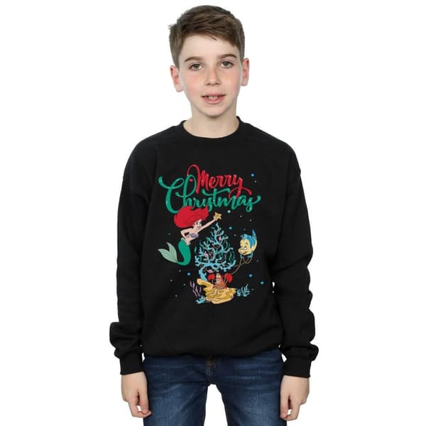 Disney Prinsessan Ariel - Sweatshirt med julmotiv för pojkar