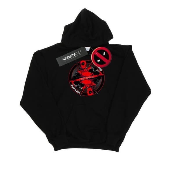Marvel Mens Deadpool Good Bad Hoodie