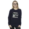 Pikkukuva 2 / 3: Disney Womens/Ladies Mickey Mouse Merry & Bright Sweatshirt