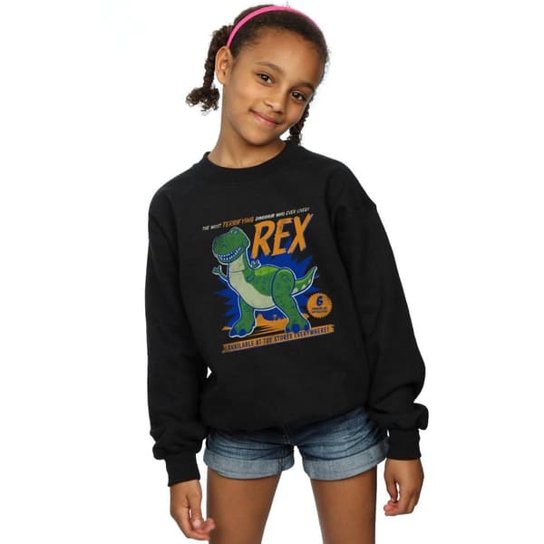 Disney Toy Story 4 Rex Terrifying Dinosaur Sweatshirt för flickor