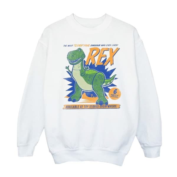 Disney Girls Toy Story 4 Rex Terrifying Dinosaur Sweatshirt