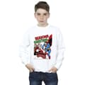 Miniatyrbillede 2 af 3: DC Comics Boys Superman Santa Comic Sweatshirt