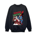 Miniatyrbillede 1 af 3: DC Comics Boys Superman Santa Comic Sweatshirt