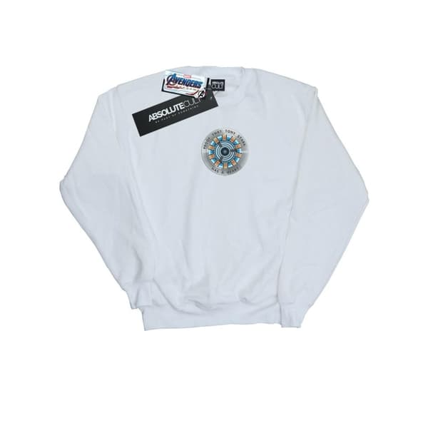 Marvel Mens Avengers Endgame Tony Stark Hjärta Sweatshirt