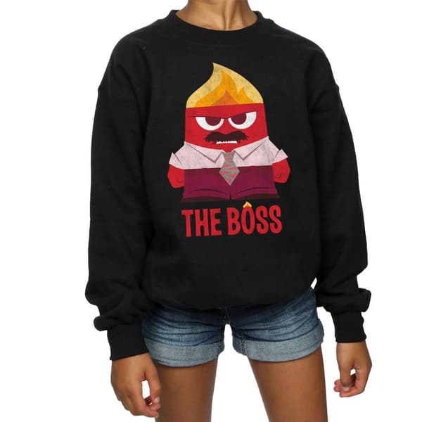 Disney Girls Inside Out Anger The Boss Sweatshirt