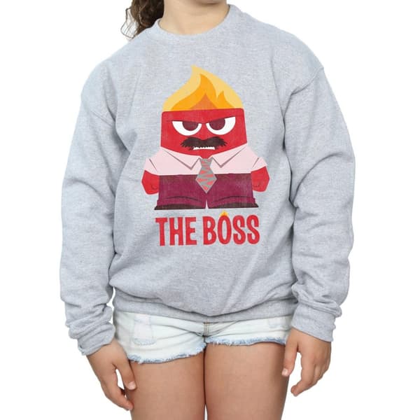 Disney Girls Inside Out Anger The Boss Sweatshirt