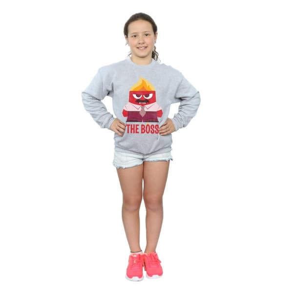 Disney Girls Inside Out Anger The Boss Sweatshirt