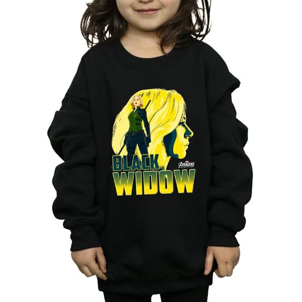 Marvel Avengers Infinity War Black Widow Character Sweatshirt för tjejer