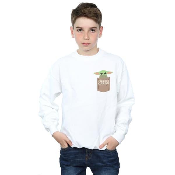 Star Wars Boys The Mandalorian The Child Cargo Pocket Sweatshirt
