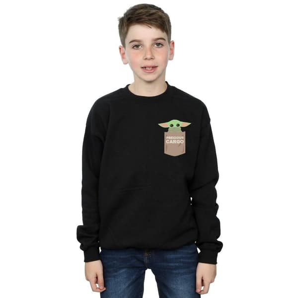 Star Wars Boys The Mandalorian The Child Cargo Pocket Sweatshirt