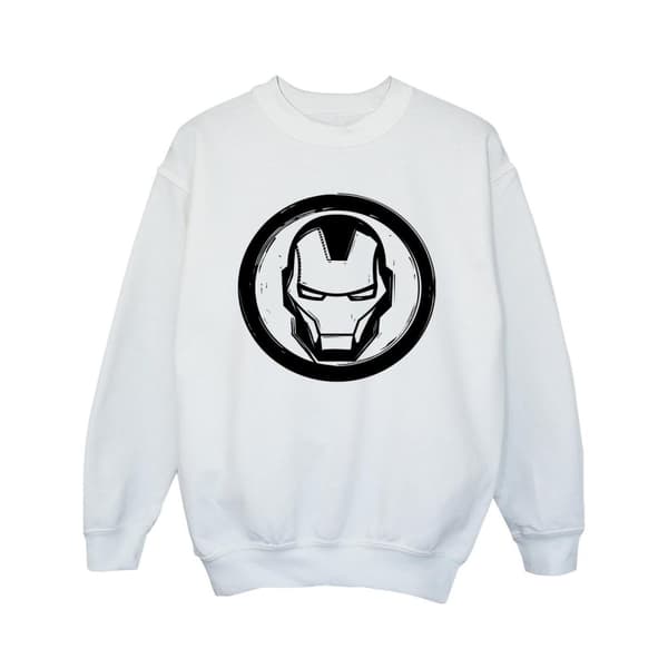 Marvel Girls Iron Man Chest Logo Sweatshirt