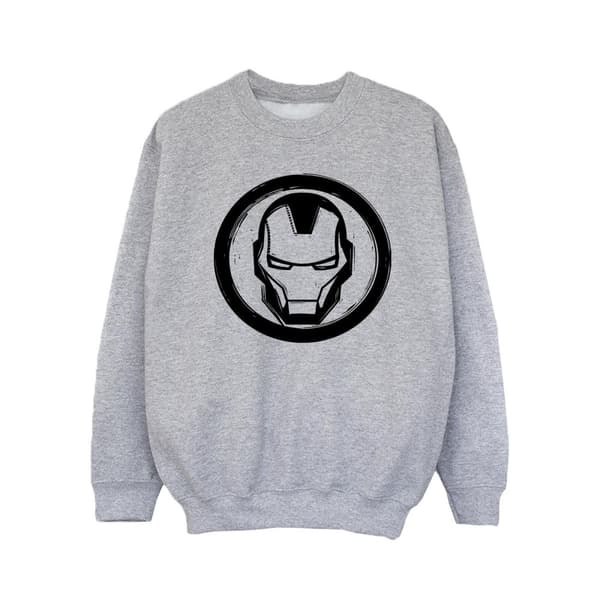 Marvel Girls Iron Man Chest Logo Sweatshirt